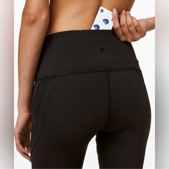 Lululemon Wunder Under High Rise Tight 25” Lace Black xx. - Picture 4 of 16